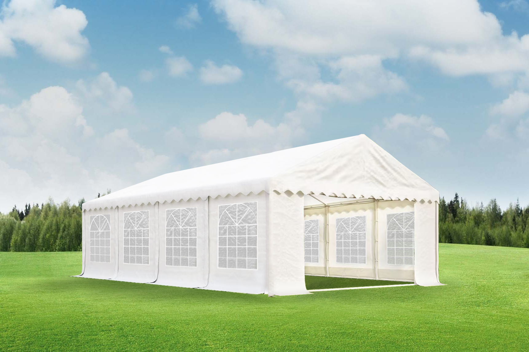 6X8 PVC Side open
