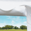 Rolled up marquee door