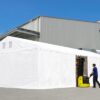 4×10 Storage Tent Side Entrance