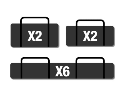 Bag Set For 6x12m Premium Marquee