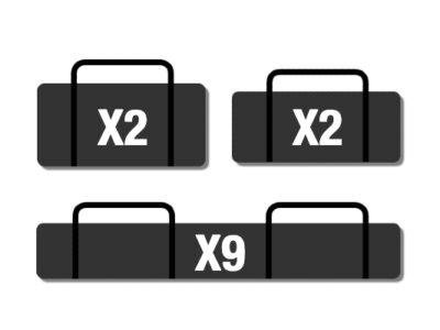 Bag Set For 8x12m Professional Marquee