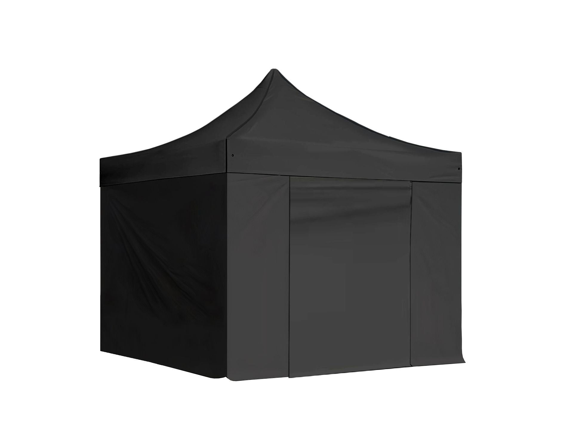 3x3m-Gazebo-CloseDoor-Black