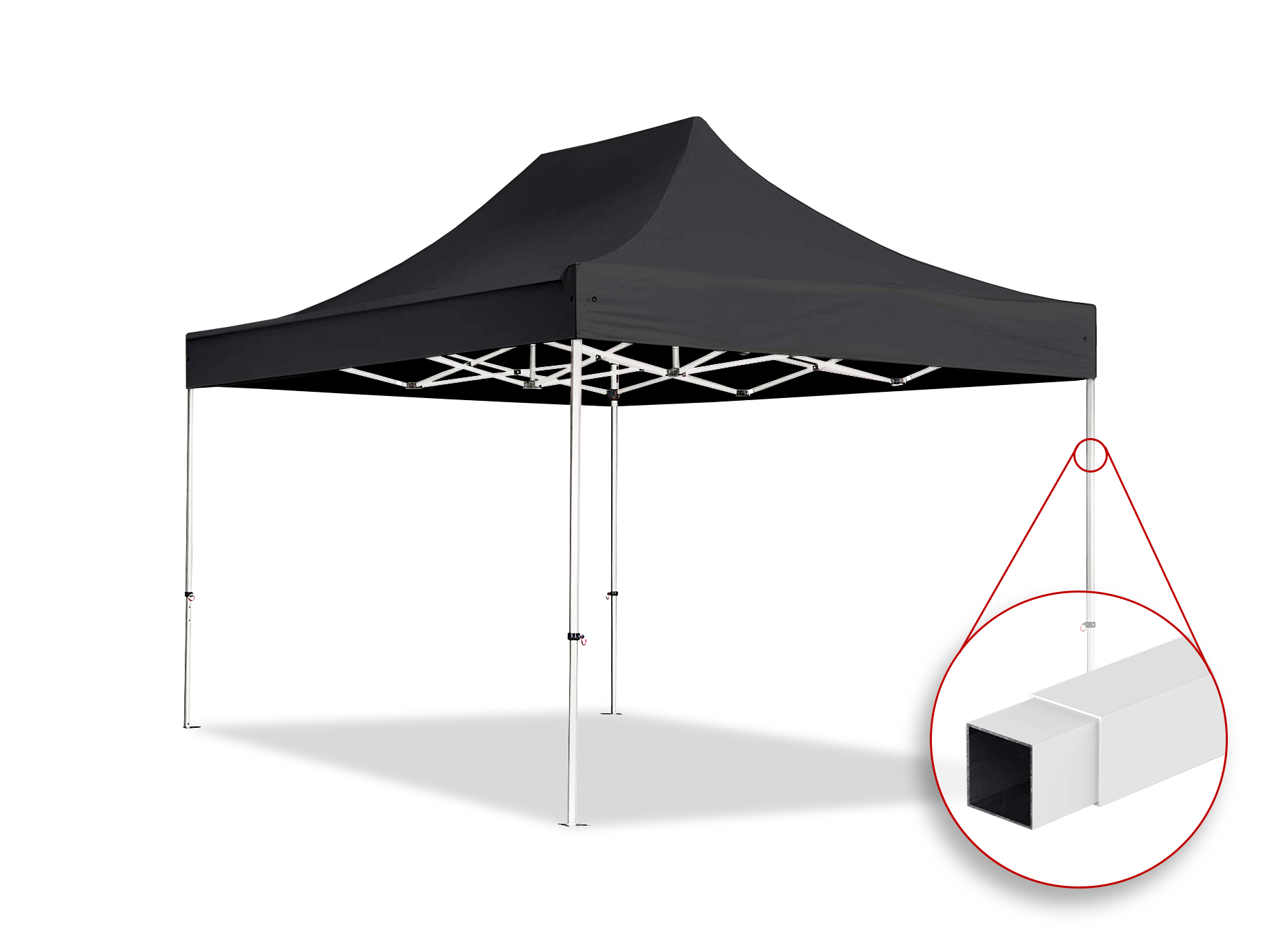 3×4.5m-Economy-Closeup-Black