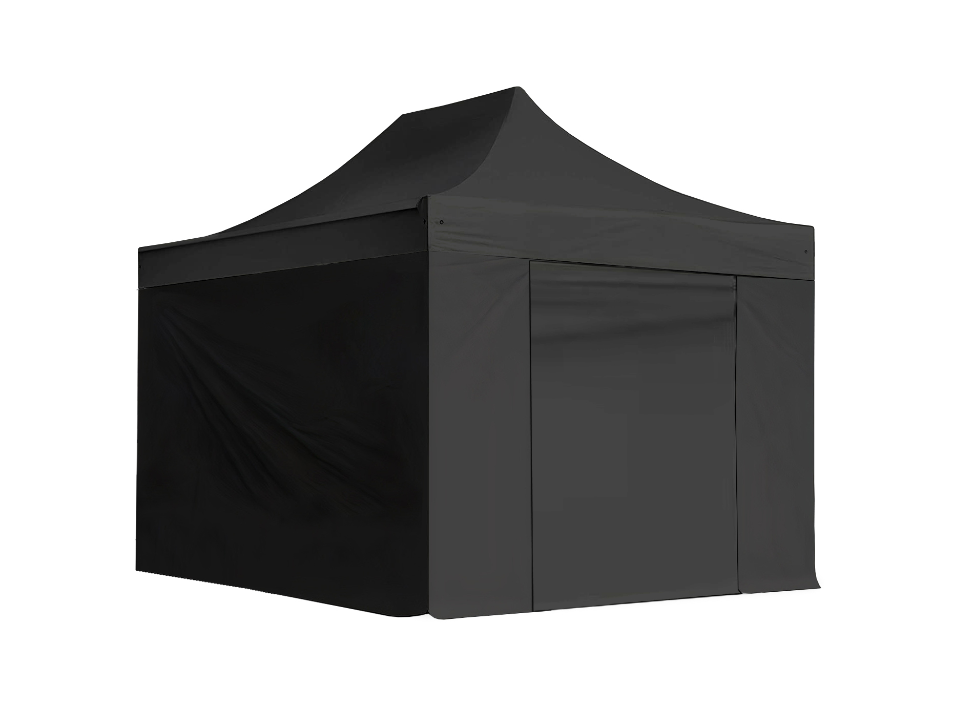 3×4.5m-Gazebo-CloseDoor-Black