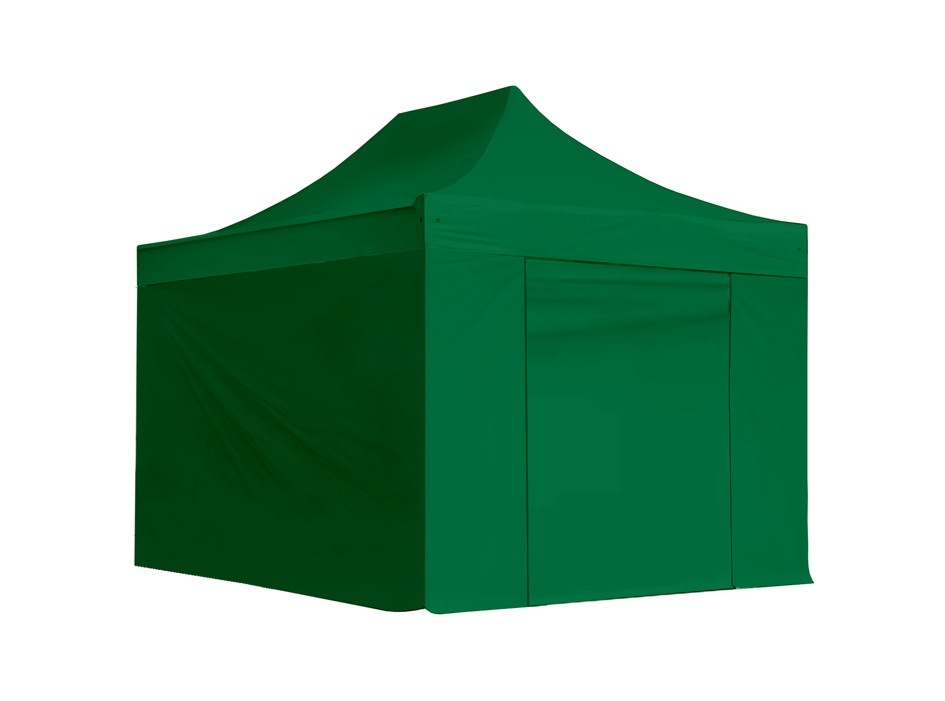 3×4.5m-Gazebo-CloseDoor-Green