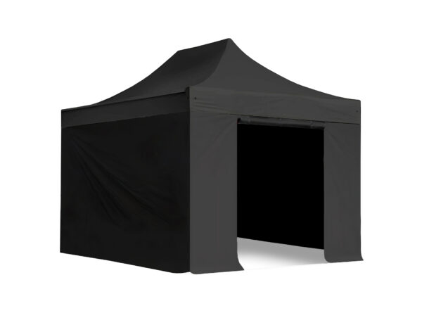 3×4.5m-Gazebo-OpenDoor-Black