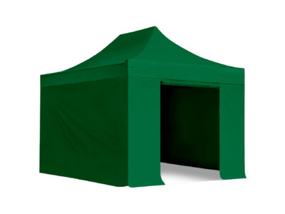 3x4.5m Pop Up Gazebo Classic 4 sides Green