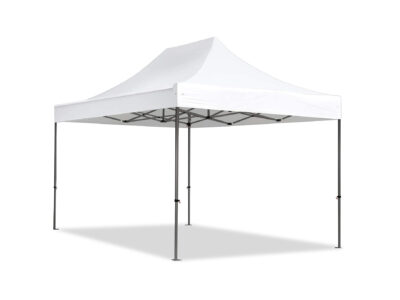 3x4.5m Pop Up Gazebo Premium White