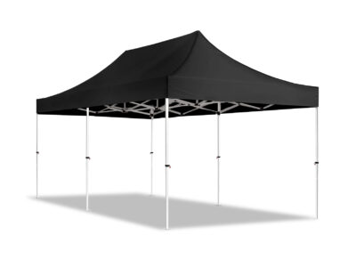 3x6m Pop Up Gazebo Classic Black