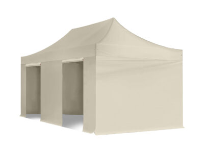 3x6m Pop Up Gazebo Classic 4 sides Cream