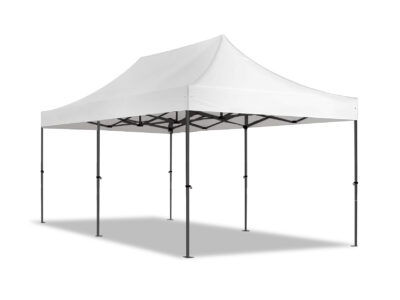 3x6m Pop Up Gazebo Premium White