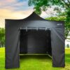 Gazebo 3x3m Black Sidewalls