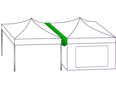 3m Pop Up Gazebo Gutter
