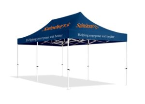 Branded Gazebo Sainburys