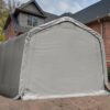 Carport-3.3×6-front-closed-grey