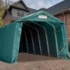 Carport-3.3×6-front-open-green