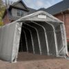 Carport-3.3×6-front-open-grey