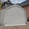 Carport-3.5×5-front-closed-grey