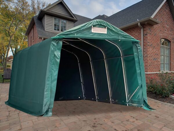 Carport-3.5×5-front-open-green