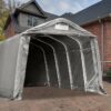 Carport-3.5×5-front-open-grey