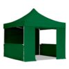 3x3m-Gazebo-OpenDoor-HalfWall-Green 3x3m-Gazebo-OpenDoor-HalfWall-Green