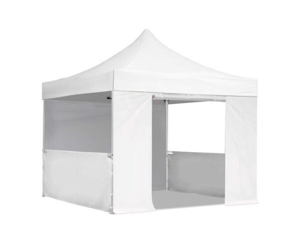 3x3m-Gazebo-OpenDoor-HalfWall-White