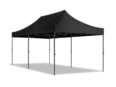 4x4m Pop Up Gazebo Premium Black