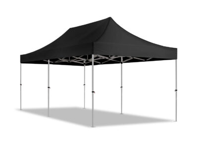 4x8m Pop Up Gazebo Elite Black