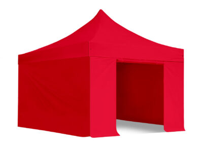 4x4m Pop Up Gazebo Premium 4 sides Red
