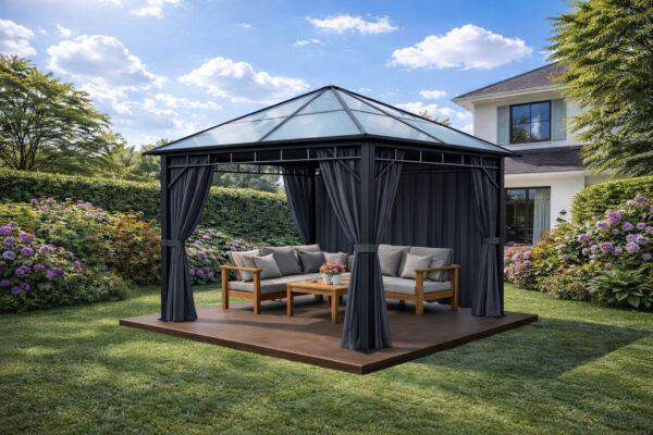 3x3m-Garden-Gazebo-Polycarbona-roof-Black-frame-with-Grey-curtain-2.jpg 3x3m-Garden-Gazebo-Polycarbona-roof-Black-frame-with-Grey-curtain-2.jpg