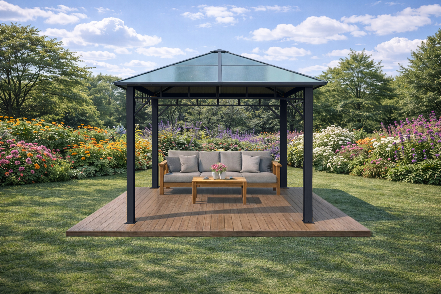 3x3m-Garden-Gazebo-Polycarbonate-roof-Black-frame-1.jpg