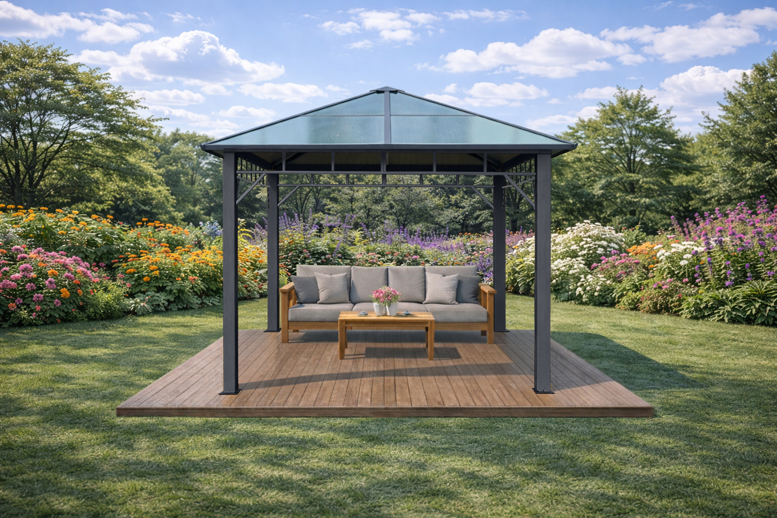 3x3m-Garden-Gazebo-Polycarbonate-roof-Grey-frame-1.jpg