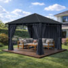 3x3m-Garden-Gazebo-Steel-roof-Black-frame-with-Grey-curtain-2.jpg 3x3m-Garden-Gazebo-Steel-roof-Black-frame-with-Grey-curtain-2.jpg