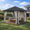 3x3m-Garden-Gazebo-Steel-roof-Grey-frame-with-Baige-curtain-2.jpg