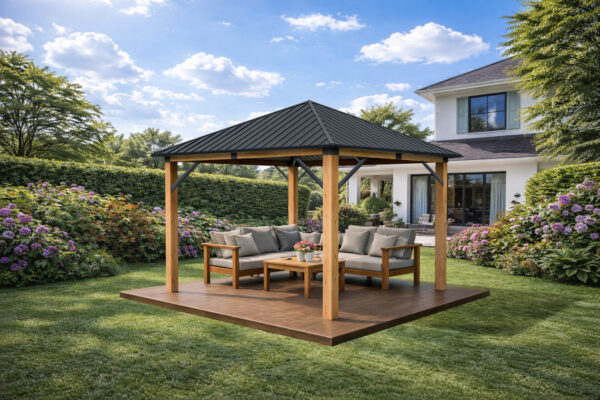 3x3m-Garden-Gazebo-Steel-roof-Wood-Effect-frame-2.jpg
