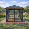 3x3m-Garden-Gazebo-Steel-roof-Wood-Effect-frame-with-Grey-curtain-3.jpg 3x3m-Garden-Gazebo-Steel-roof-Wood-Effect-frame-with-Grey-curtain-3.jpg