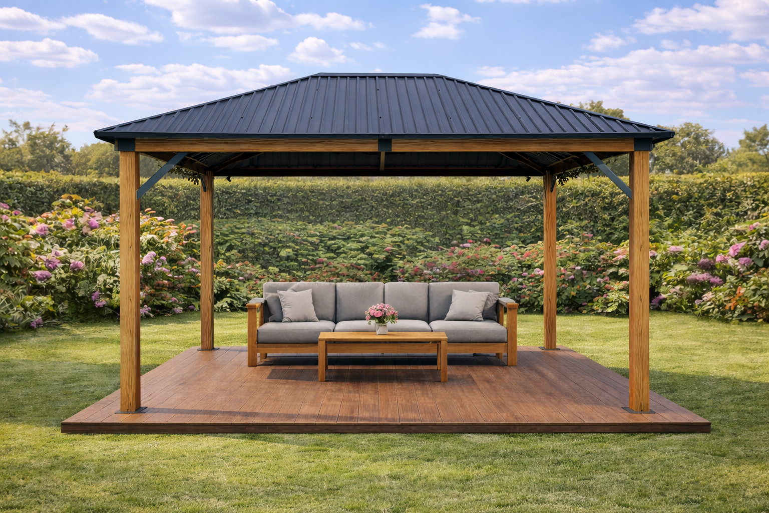 3x4m-Garden-Gazebo-Steel-roof-Wood-Effect-frame-1.jpg