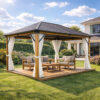 3x4m-Garden-Gazebo-Steel-roof-Wood-Effect-frame-with-Beige-curtain-2.jpg 3x4m-Garden-Gazebo-Steel-roof-Wood-Effect-frame-with-Beige-curtain-2.jpg